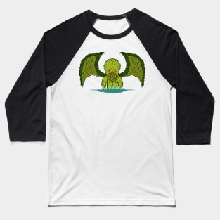 Pixel Monster Cthulhu Baseball T-Shirt